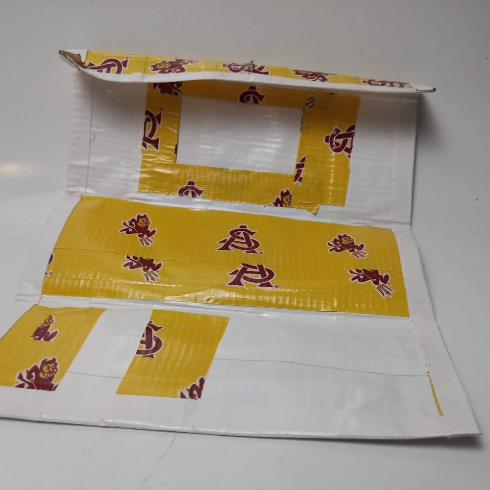 ASU ARIZONA STATE UNIVERSITY DUCT TAPE WOMENS WALLET FULLY FUNCTIONAL